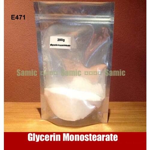 200g Emulsifier Distilled Glycerin Monostearate Glycerol Monostearate Mono- and diglycerides E471