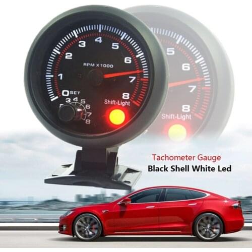 Hot sale Waterproof 12v Car Led Shift Light 0-8000 Rpm New Tachometers Tacho Gauge Meter