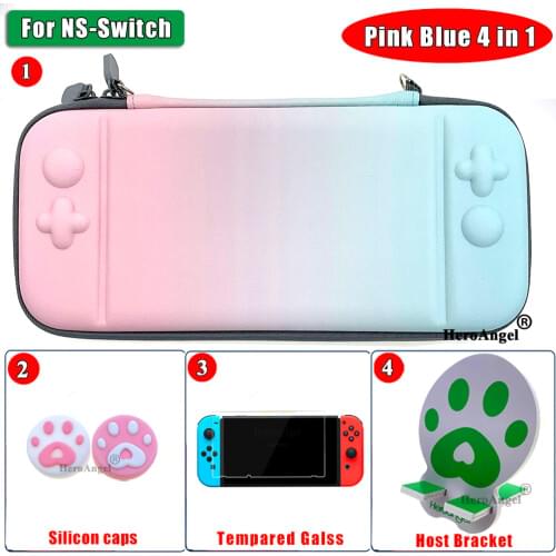 Gradient Color 2020 New Carry Case Storage Bag for Nintendos Switch Portable Travel Case For Nintendo Switch Lite game Accessori