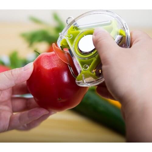 Magic Trio Multifunction Peeler Set Slicer Stainless Steel Peeler Shredder Julienne Cutter Multi Peel Blade Zesters Grater Kitc