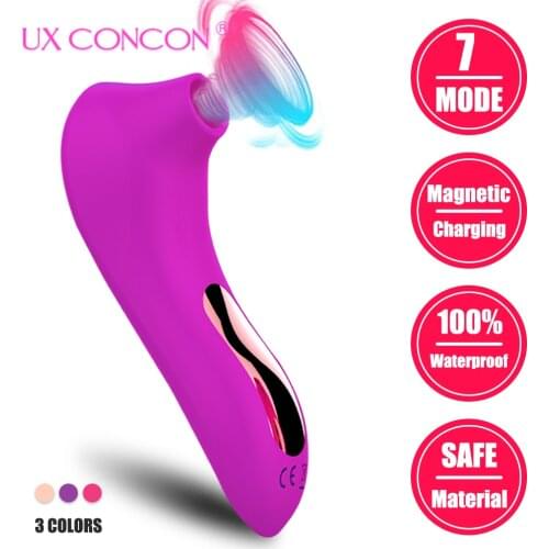 Powerful Clit Sucker Vibrator Sex Toys for Adult Women Tongue Vibrating Clitoris Stimulator Nipple Blowjob Etotic Masturbator