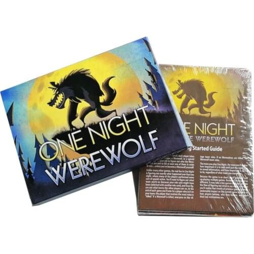 One Night Ultimate Werewolf board games werewolves for home party English version Cards Game