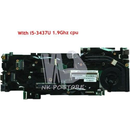 NOKOTION 04X0784 MAIN BOAD For Lenovo ThinkPad T431S Laptop Motherboard 14 inch I5-3437U 1.9Ghz CPU HD 4000