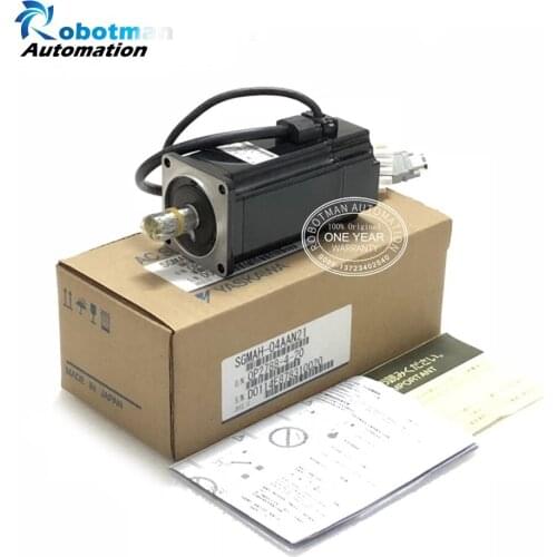 New Original AC Servo Motor SGMAH-04AAN21 400W 200V 2.8A With Free DHL/UPS/FEDEX