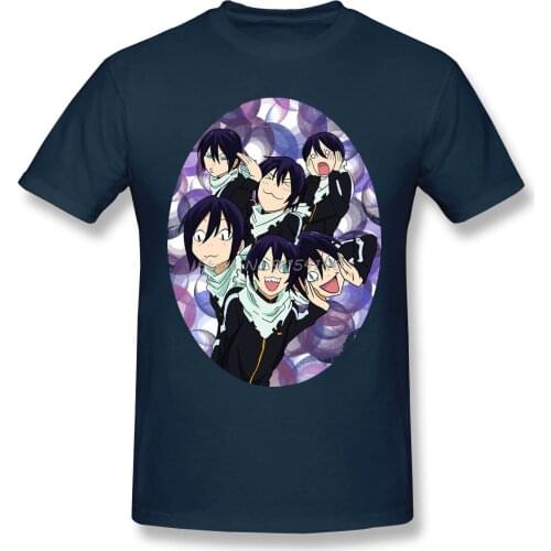 Noragami Hiyori Iki Manga Series New Arrival T-Shirt Men Cotton Tees Harajuku Streetwear