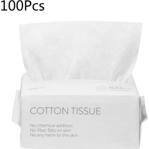 50/100pcs Disposable Face Towel Travel Cotton Makeup Wipes Facial Cleansing