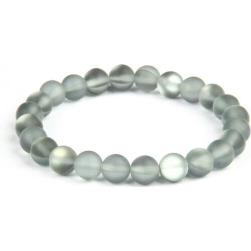 Wholesale 10pcs/lot Couple Bracelets 8mm Bright Light Flash Beads Jewelry Anniversary Gift for King and Queen