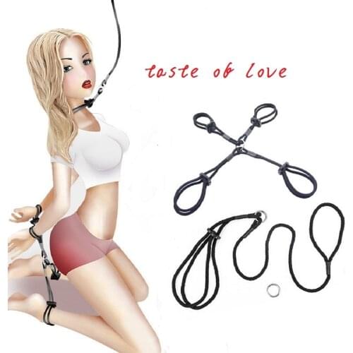 Sexy Cotton Bondage Restraint Rope Slave Roleplay Toys for Couples Adult Games Products Shibari Hogtie Fetish Harnes fetish men