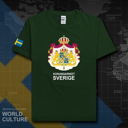 Sweden Sverige men t shirt Swedish Swede tshirt 2018 jerseys nation team t-shirt fitness tops gyms clothing tees country SWE 20