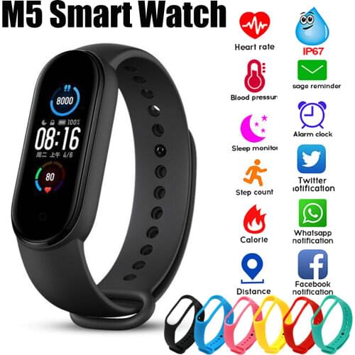 Fitness Heart Rate Tracker Activity Tracking Watch with Heart Rate Monitor Smart Wristband Pedometer for Men and Women Children