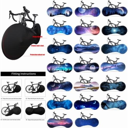 Universal Bike Bicycle Wheel Cover Anti-dust Garage Chains Protect Cover Storage Bag Portable Bicycle Accessories