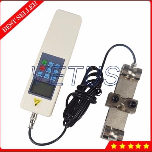 HD-2T 20KN Rope Tension Meter Tensiometer with Digital Pressuremeter Three Unit Measurement Automatic Peak Function