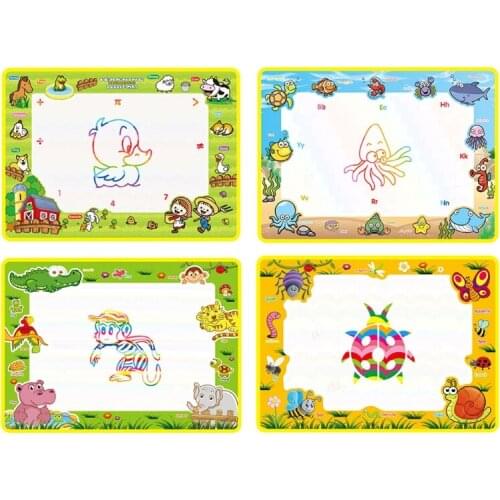Fun Interactive Baby Water Color Mat with Water Color Design for Kids Over 3 Year Old Early Educational Board Supplies