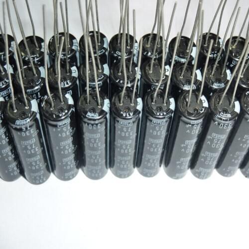 5pcs 75uF 330V Nippon Chemi-Con NCC Photo Flash Capacitor 9x33mm 330V75uF PH Capacitors