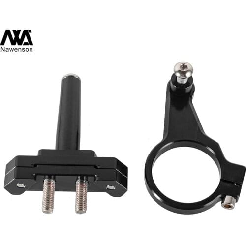 Motorcycle Steering Stabilizer Aluminum Damper Mounting Bracket Kit for YZF R15 V3 2017-2019