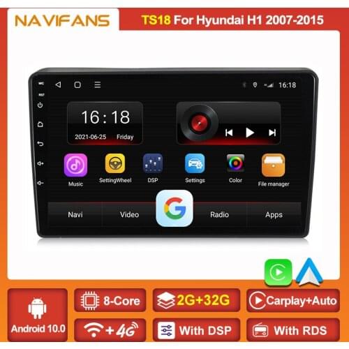 DSP Android11 Car Radio For Hyundai H1 TQ Grand Starex 2007 2008 2009 2010 2011 2012 2013 2014 2015 Multimedia Player GPS 4G NET