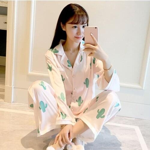 Женские пижамы с длинным рукавом CFYH China At AliExpress