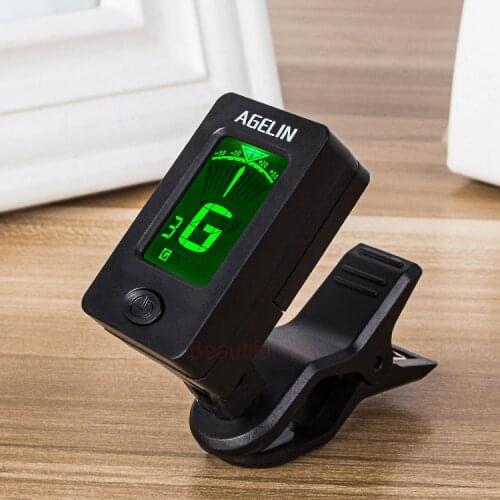Digital Clip-on Electric Tuner Universal Portable Foldable Tuner Guitar Chromatic Folk Bass Violin Ukulele Guitar accessories