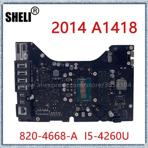 For 2014 IMAC A1418 14.4" Logic Board With I5-4260U 1.4Ghz 820-4668-A MF883 Motherboard 661-00147