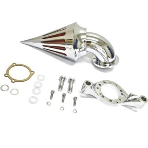 Chrome Spike Air Filter Intake Cleaner Air Filter Kit For Harley Delphi V-Twin