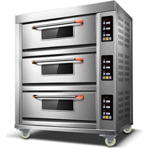 Commercial electric oven Large Bread Oven Three-layer large-capacity cake oven Fully automatic multi-function baking machine