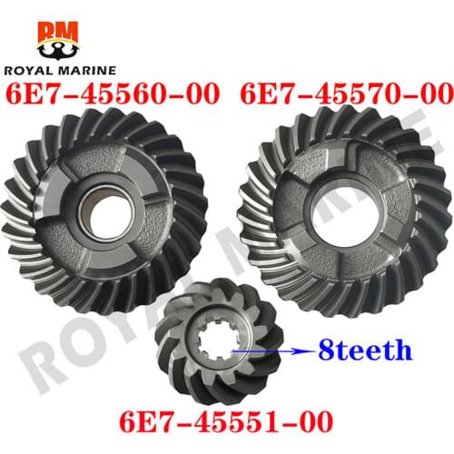 Pinion Reverse Forward Gear Gear Kit 6E7-45560 6E7-45571 6E7-45551 For Yamaha Gear Set 2T Outboard Motor 9.9HP 15HP 4T 20HP 6AH