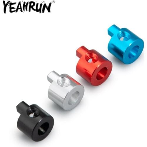 YEAHRUN 4PCS Model Boat Metal Drive Dog Shaft Crutch Accessories 4mm for RC Boat Drive Shaft Crutch Connector Paddle Fork