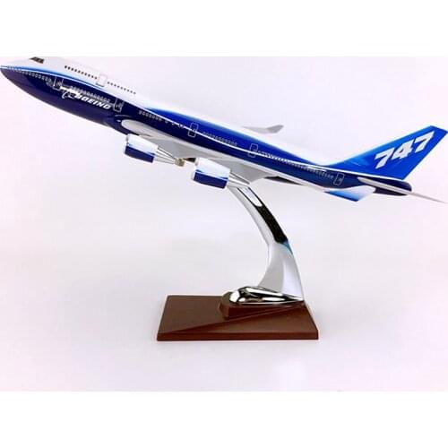 32cm Aircraft Boeing 747 B747 Prototype Plane Model Toys Diecast Resin Model Airplanes Kids Gifts Collection Display