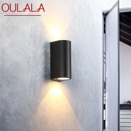 OULALA Outdoor Lighting Sconces Waterproof LED Patio Wall Lights Decorative For Courtyard Balcony Porch