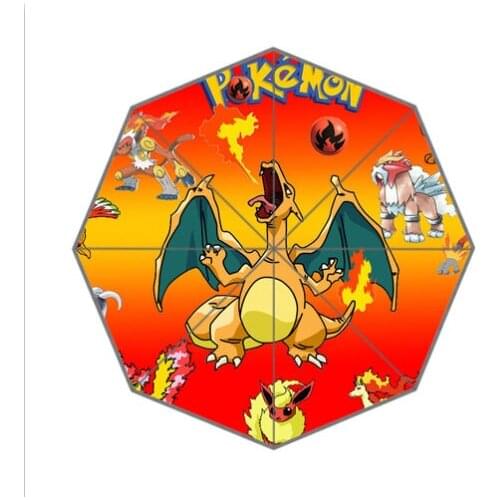 Customize Hot New Custom CPokemon Pocket Monsters Fashion Foldable Umbrella