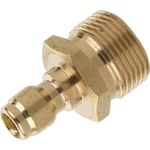2pcs M22 Male & M22 Female Durable Brass Quick Coupler Garden Hose Adaptor