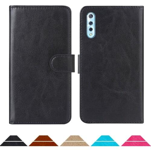 Luxury Wallet Case For Vivo V17 Neo PU Leather Retro Flip Cover Magnetic Fashion Cases Strap