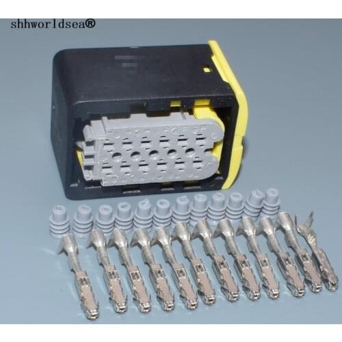 Shhworldsea 2-1703639-1 12 pin Connector 1-1545277-1 Car Plug And Socket Urea Pump Sensor Connector plug Wiring Harness Socket