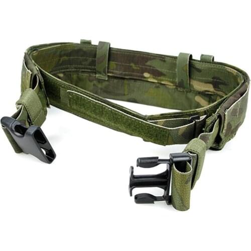 TMC2661-MTP Tactical Waist Belt Multicam Tropic Imported Ribbon Fabric