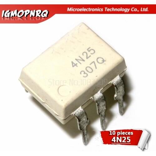 10pcs 4N25 DIP6 photoelectric coupler new original