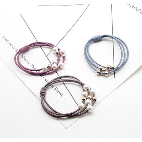 4 Pcs/LOT Girls Elastic Hair Bands Ponytail Tie Gum Holder Rubber Bands Hair Accessories Women Multicolor Bowknot Hairpins