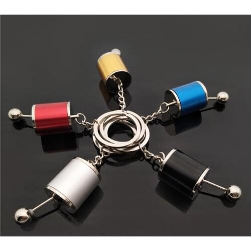 Car Stalls Head Keychain Simulation Model Car Parts Gear Position Bag Accessories Chaveiro jewelry car styling