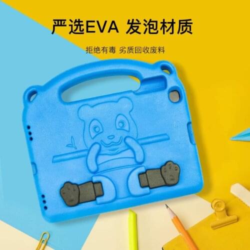 For Samsung Galaxy Tab A7 / A 10.1" /A 8.0 " / A 8.4" / S6 Lite Non-toxic Kids Safe Panda Cartoons Hand-Held EVA Tablet Case