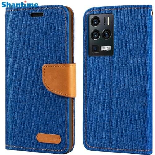 Oxford Leather Wallet Case For ZTE Axon 30 Ultra 5G A31 Ultra With TPU Soft Back Cover Magnet Flip Case For ZTE Nubia Z30 Pro