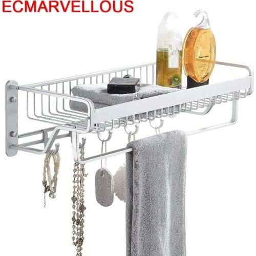 Holder Prateleira Hair Dryer Etagere Porta Shampoo Szafka Do Lazienki Shelves Wall Salle De Bain Shower Shelf Bathroom Organizer