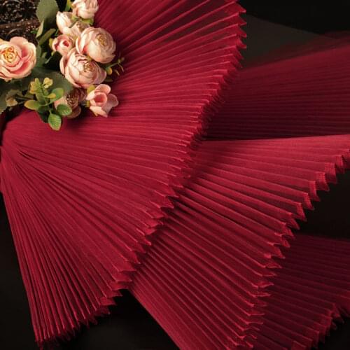 Classic 8-color organ pleated hard mesh pleated fabric stiff modeling graduation project DIY decorative fabric