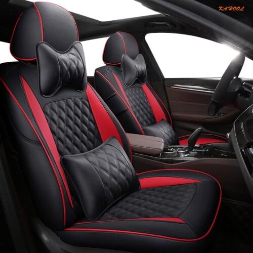 KAHOOL Custom Leather car seat covers For Infiniti fx350 FX35 FX50 FX37 EX25 EX37 EX35 G25 JX35 G37 G35 M25 M37 M35h car seat