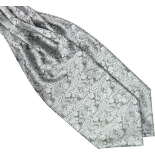 Fashion Style Mens Jacquard Neckerchief Paisley Gentlemen Silk Cravat Ascot Ties Handkerchief New z1
