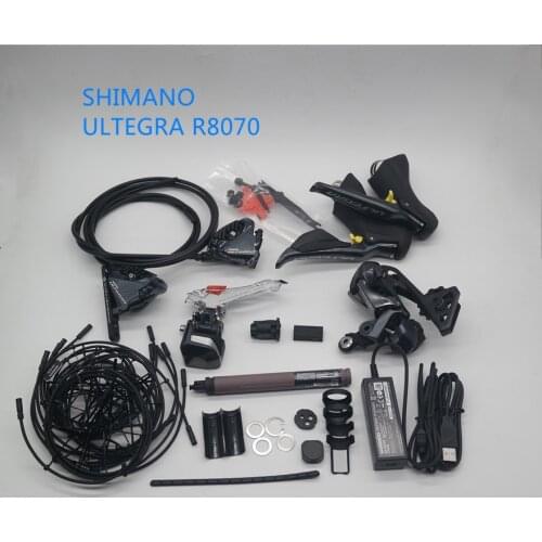 SHIMANO ULTEGRA 2x11S 22s Speed R8070 hydralic Di2 Electric parts Road Bicycle Groupset Bike Kit mini di2 derailleur groupset