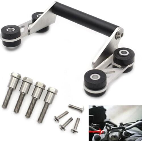Motorcycle GPS Navigation Bracket Mount Handlebar Risers Location For BMW F850GS F750GS Adventure 2018-ON