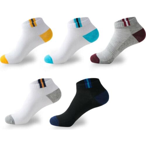 5 Pairs/lot Spring Men Outdoor Sports Mesh Breathable Basketball Socks Men Cycling Socks Cotton Bottom Mens Socks Meias EU39-42