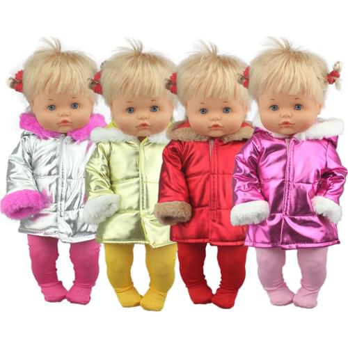 2020 New Winter Down Suit For 42cm Nenuco Doll 17 Inches Baby Doll Clothes