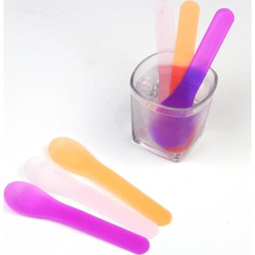 Plastic Ice Cream Cold Drink Spoon Disposable Ecofriendly Temperature Change Color