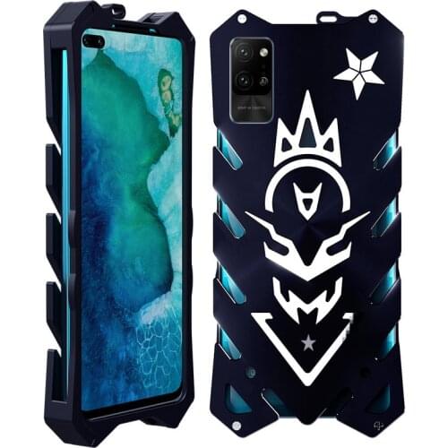 Shockproof Aluminum Metal Armor Phone Cover For Huawei Honor Play4 Pro Case Metal Cover Coque For Huawei Honor Play4 Pro Funda