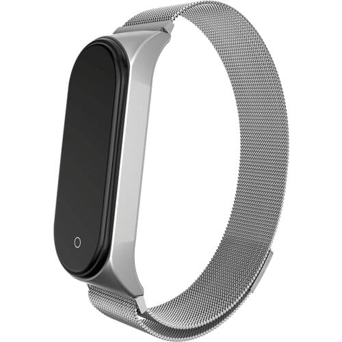 Stainless Steel Strap for XiaoMi band 3 and 4 Magnetic Metal Wristband Smartband Watch Xiomi Xaiomi Xiami Xaomi Xaiomy Bracelet